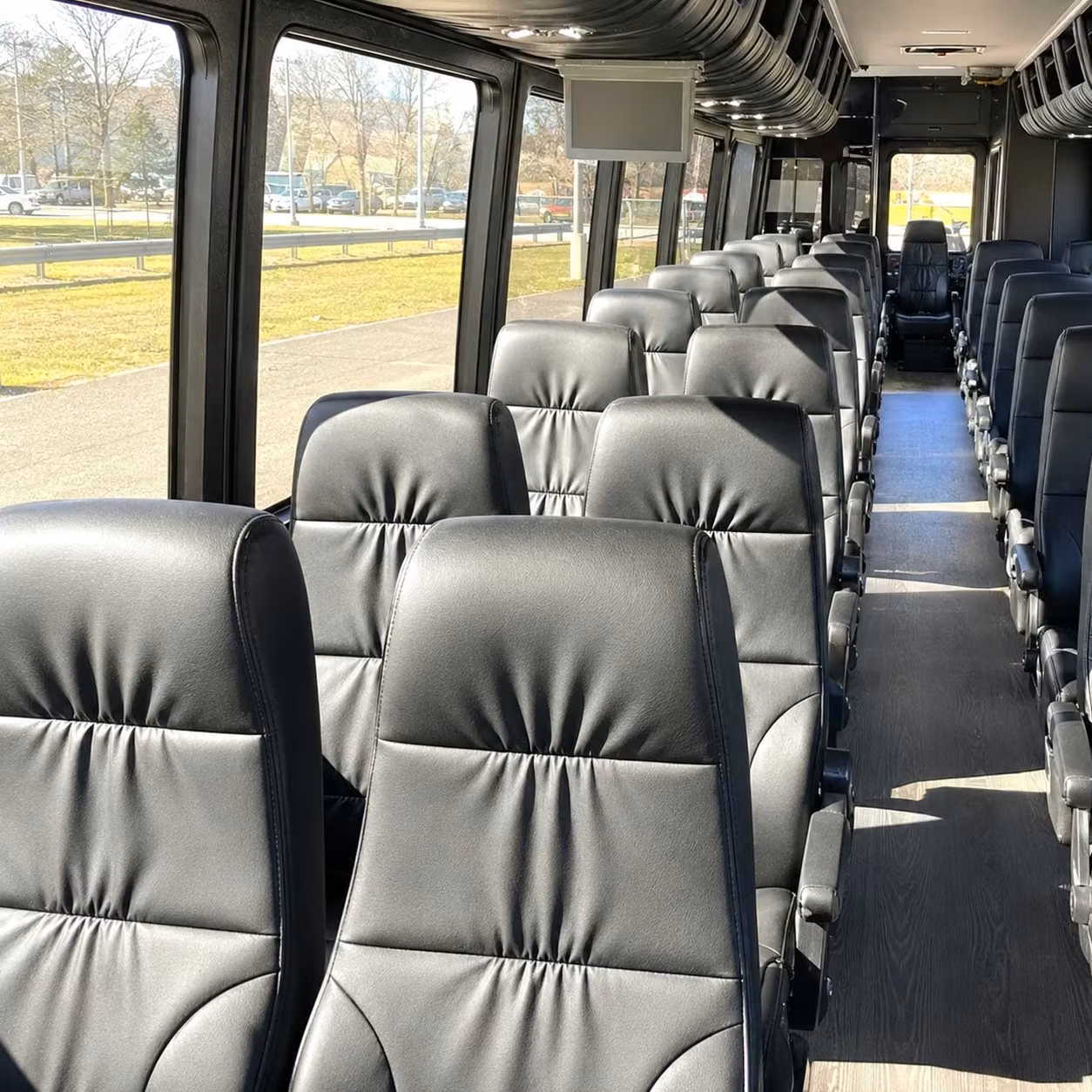25 passenger minibus interior