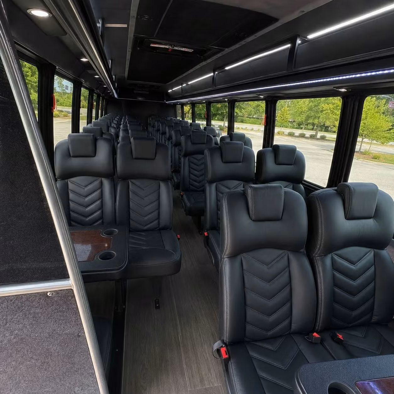 minibuses for plantation prom groups who want comfort without the party bus vibe
