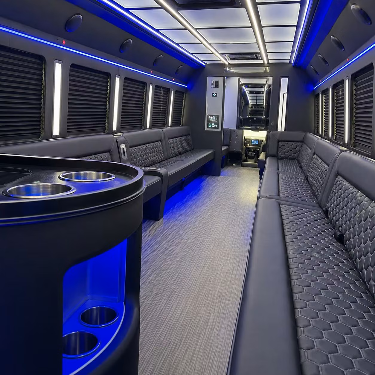 party bus interior